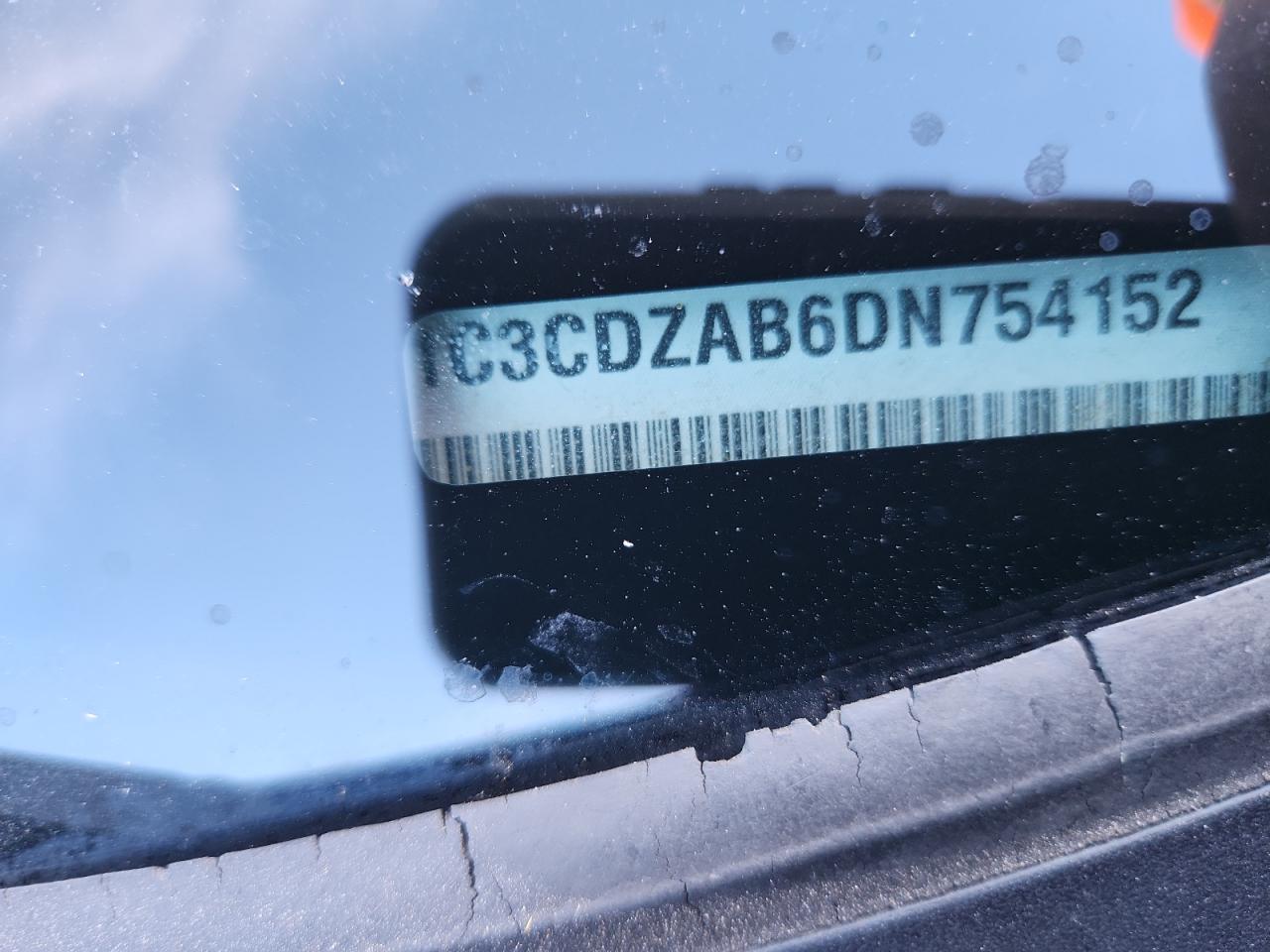 2013 Dodge Avenger Se VIN: 1C3CDZAB6DN754152 Lot: 93010515