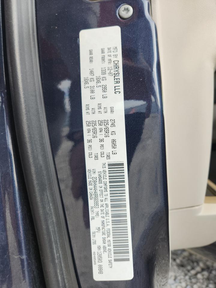 2008 Dodge Grand Caravan Se VIN: 2D8HN44H48R669953 Lot: 91463935