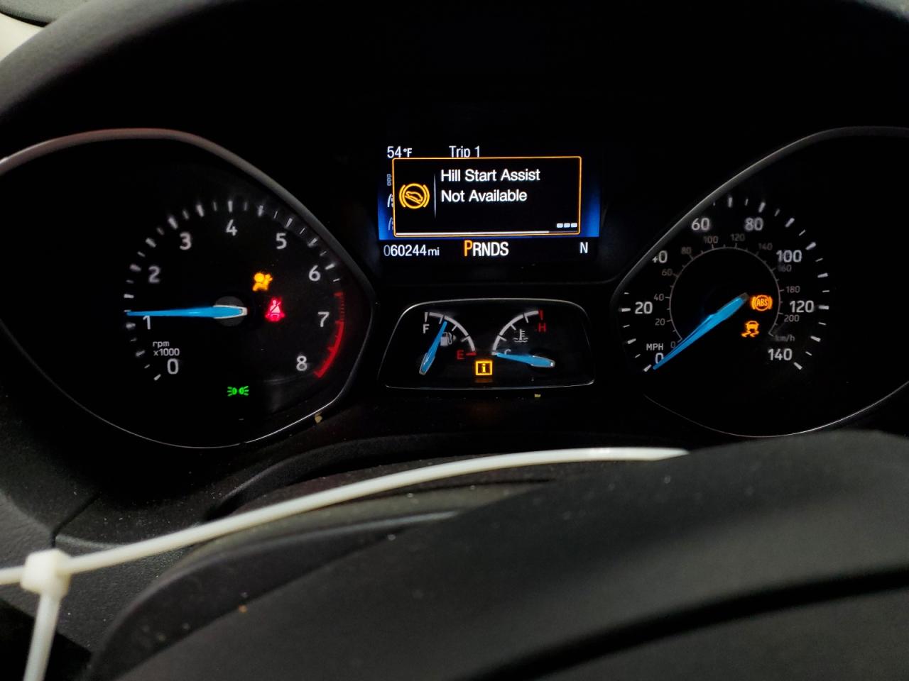 2017 Ford Focus Titanium VIN: 1FADP3J20HL238784 Lot: 92239965