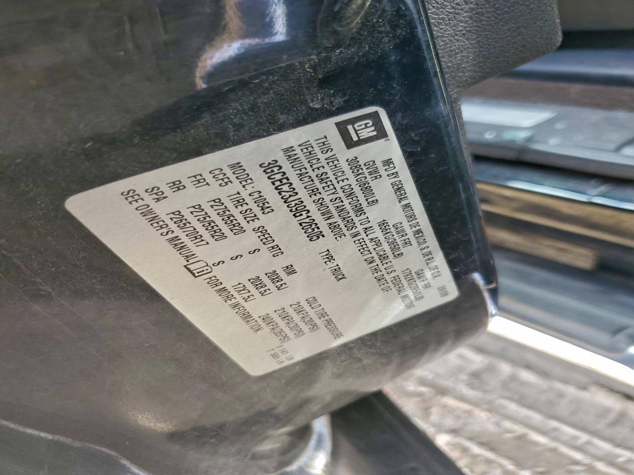 2009 Chevrolet Silverado C1500 Lt VIN: 3GCEC23J39G126505 Lot: 93766255