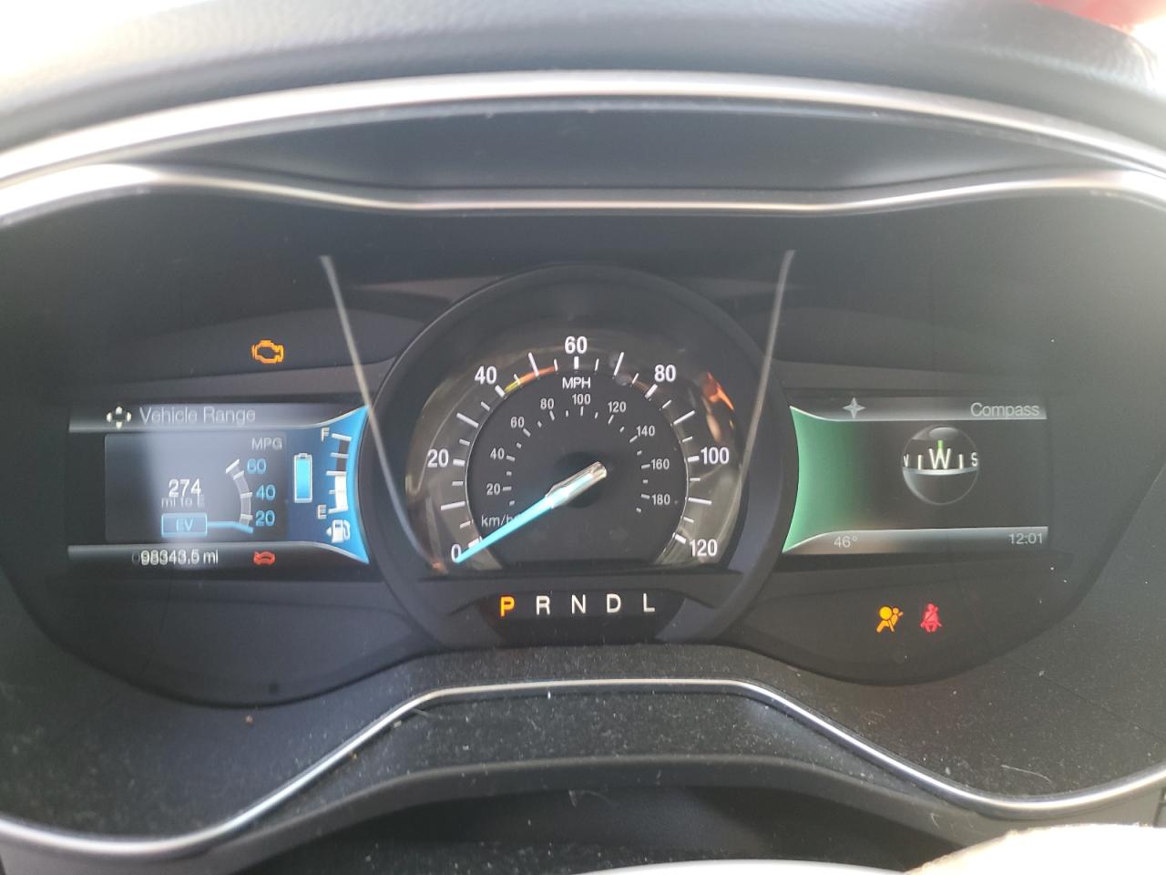 2014 Ford Fusion S Hybrid VIN: 3FA6P0UU9ER369083 Lot: 92393425