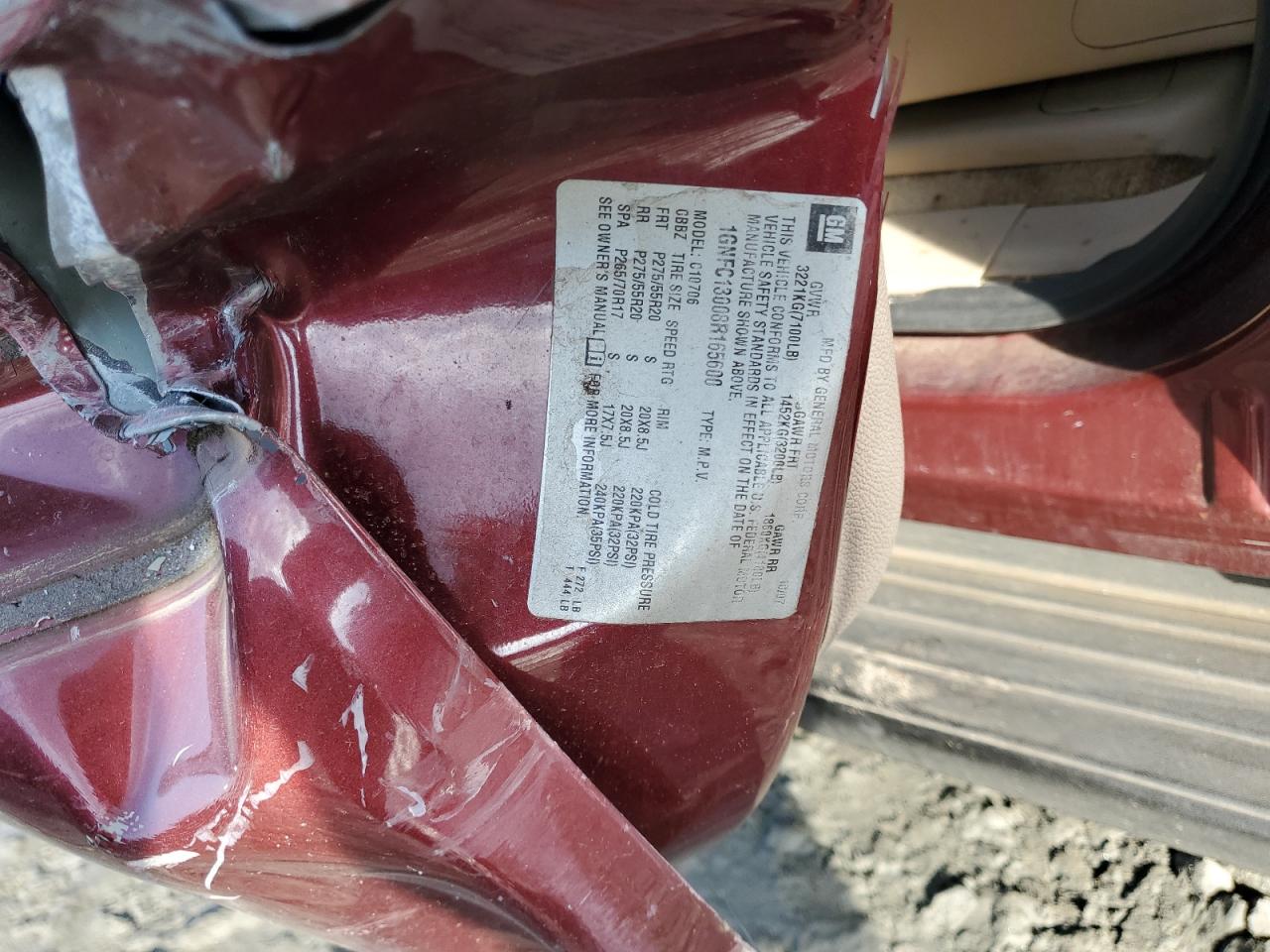 2008 Chevrolet Tahoe C1500 VIN: 1GNFC13028R165601 Lot: 93305615