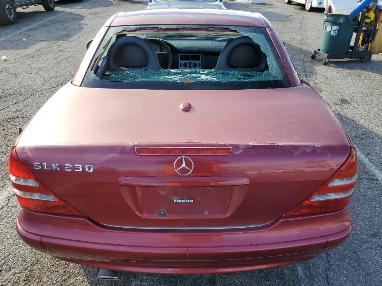2001 Mercedes-Benz Slk 230 Kompressor VIN: WDBKK49F81F196199 Lot: 92805605