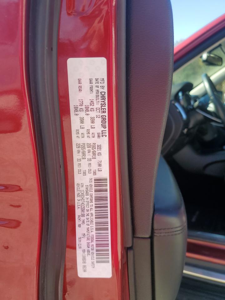 2013 Dodge Durango Crew VIN: 1C4SDHDT4DC590188 Lot: 90715915