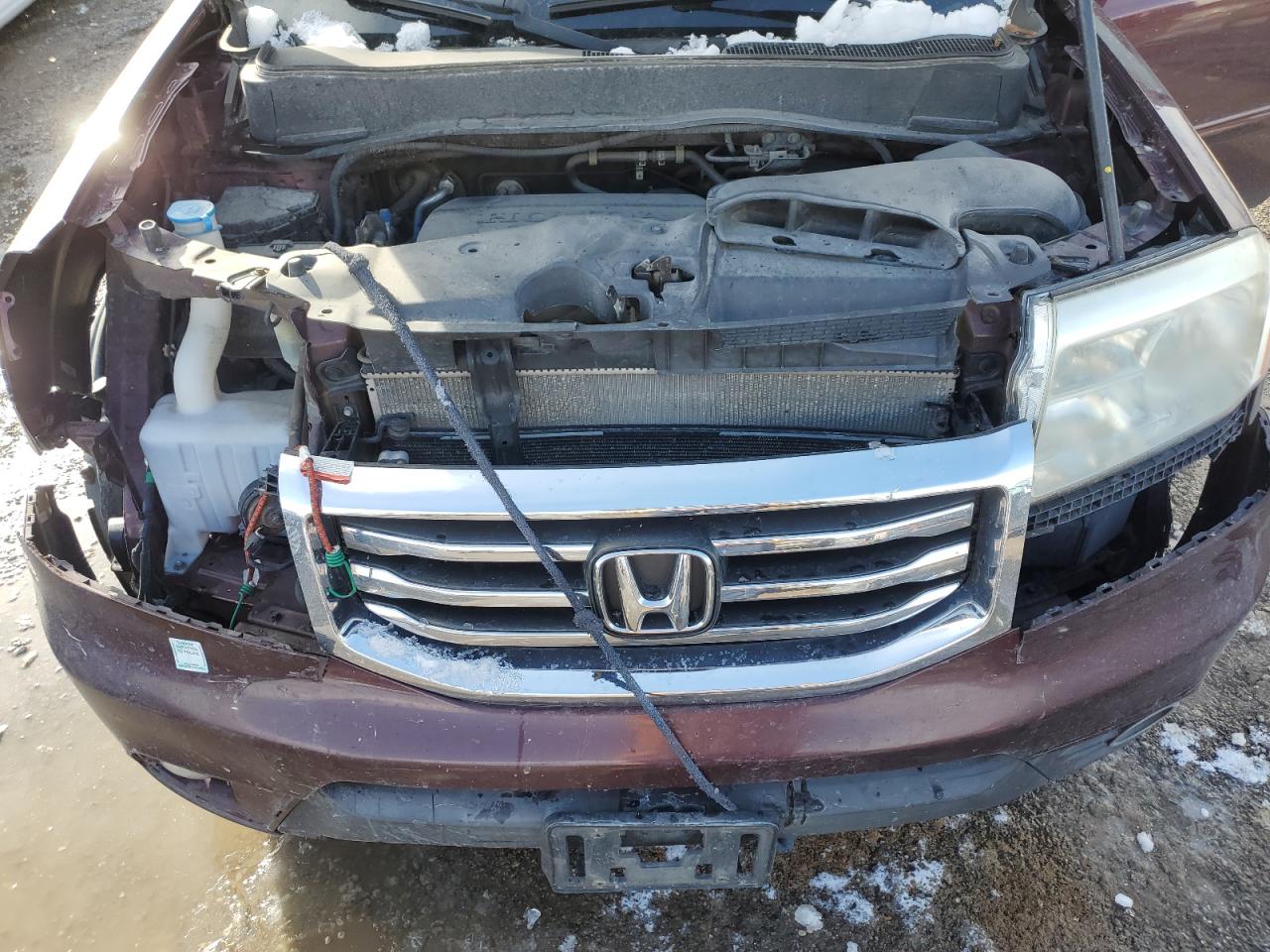 2012 Honda Pilot Exl VIN: 5FNYF4H52CB503978 Lot: 91098405