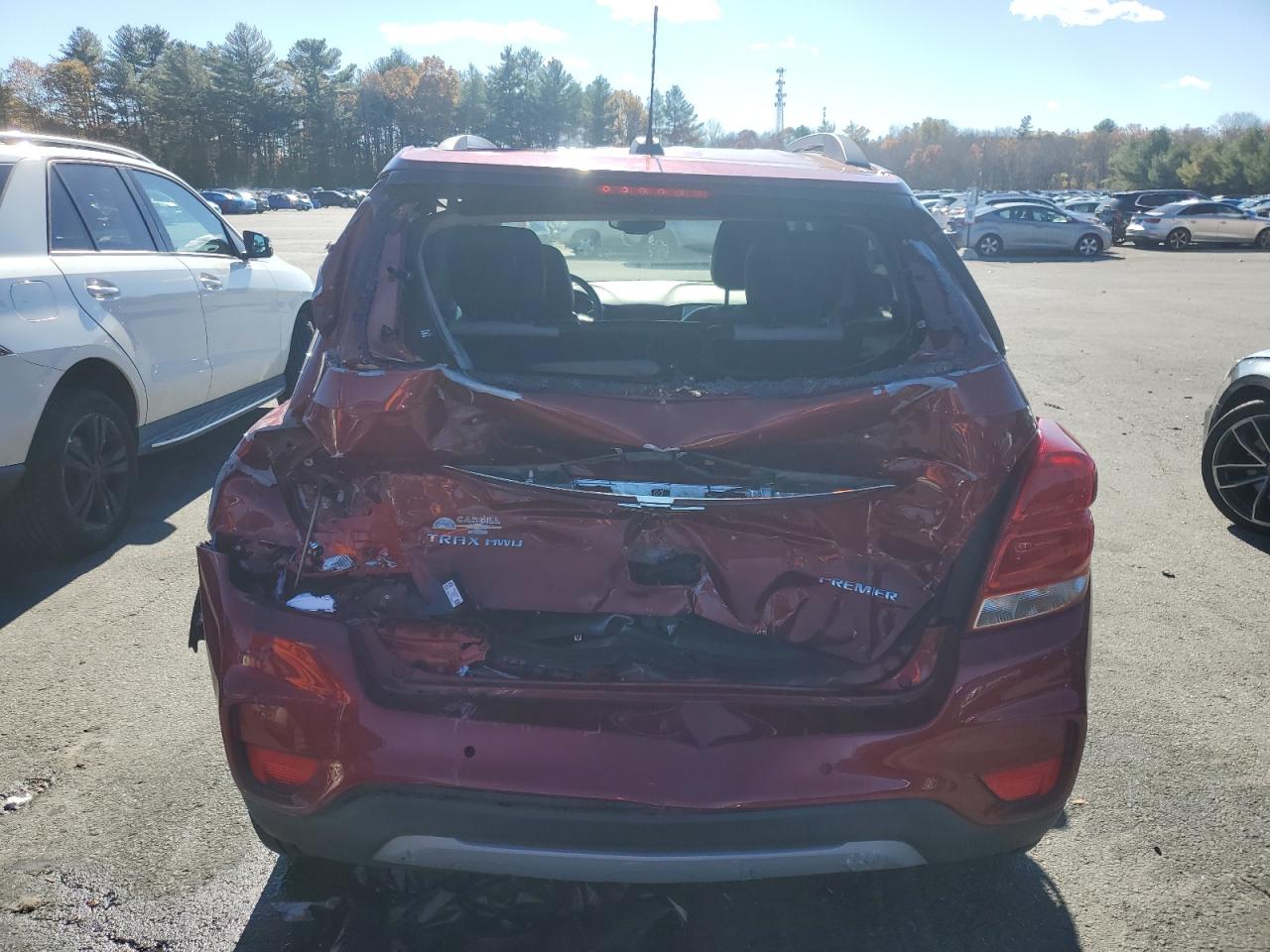 2019 Chevrolet Trax Premier VIN: 3GNCJRSBXKL219395 Lot: 91109515