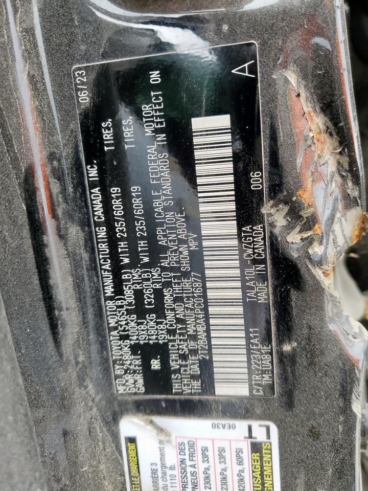 2023 Lexus Rx 350 Base VIN: 2T2BAMBA4PC016877 Lot: 85327485