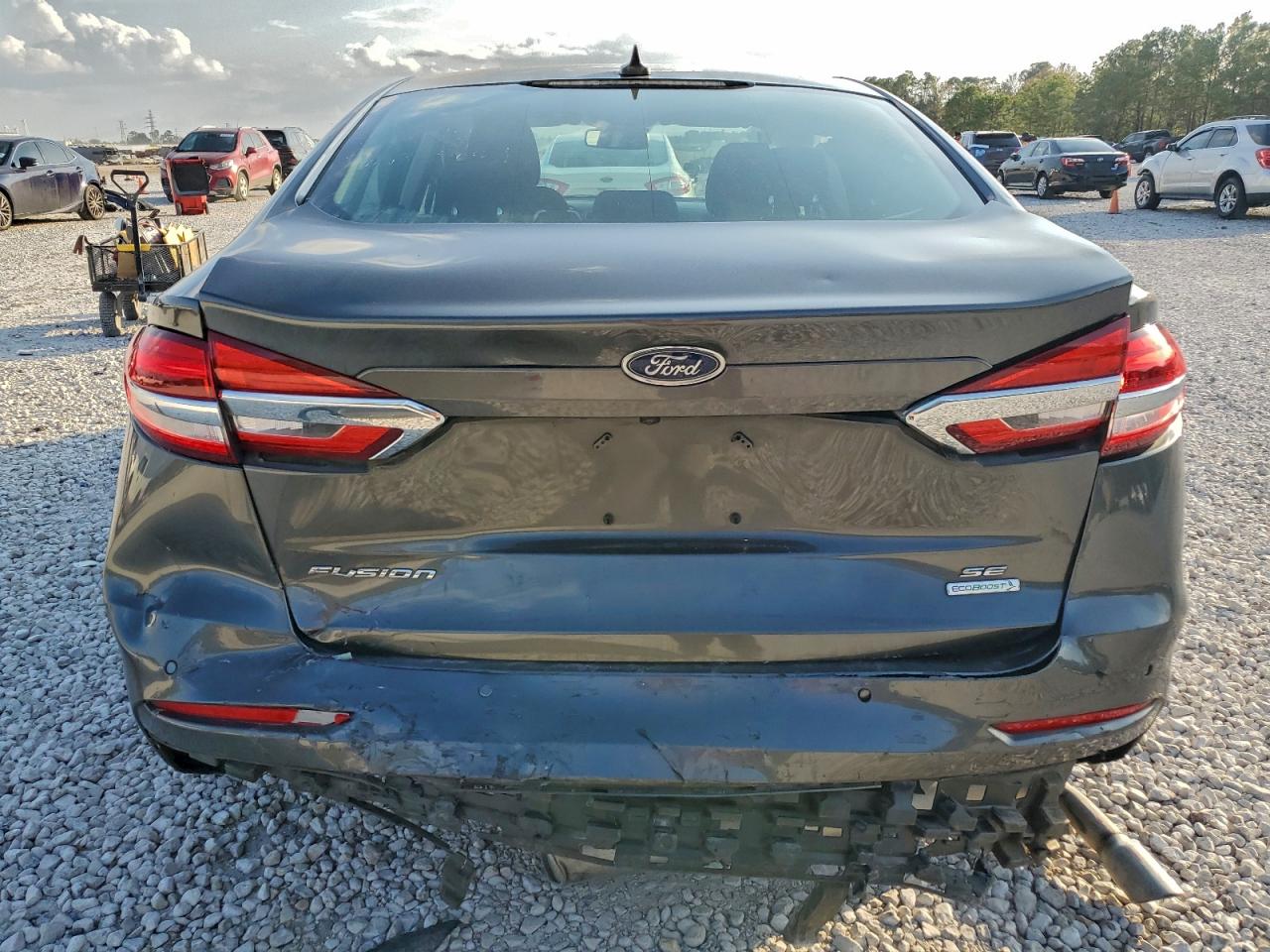 2019 Ford Fusion Se VIN: 3FA6P0HD7KR283101 Lot: 93721445