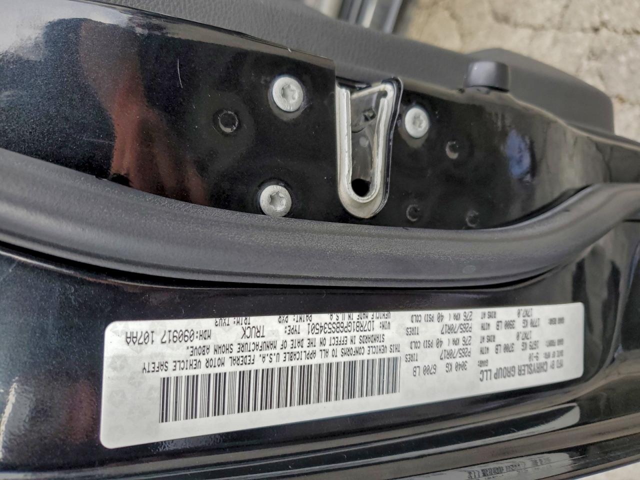 2011 Dodge Ram 1500 VIN: 1D7RB1GP6BS534501 Lot: 93344005