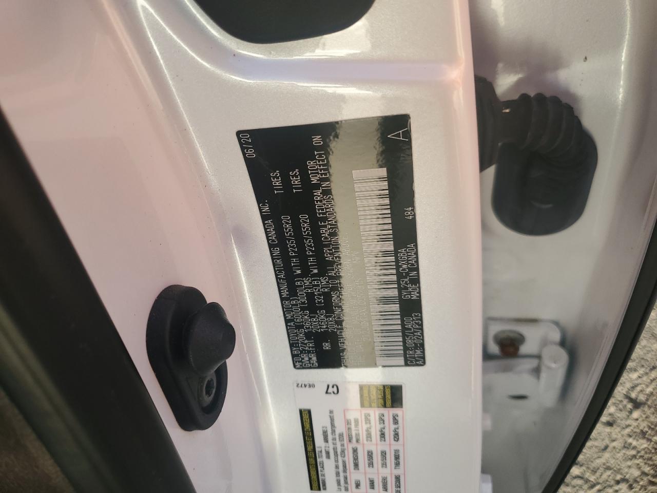 2020 Lexus Rx 450H VIN: 2T2JGMDAXLC052915 Lot: 91234185