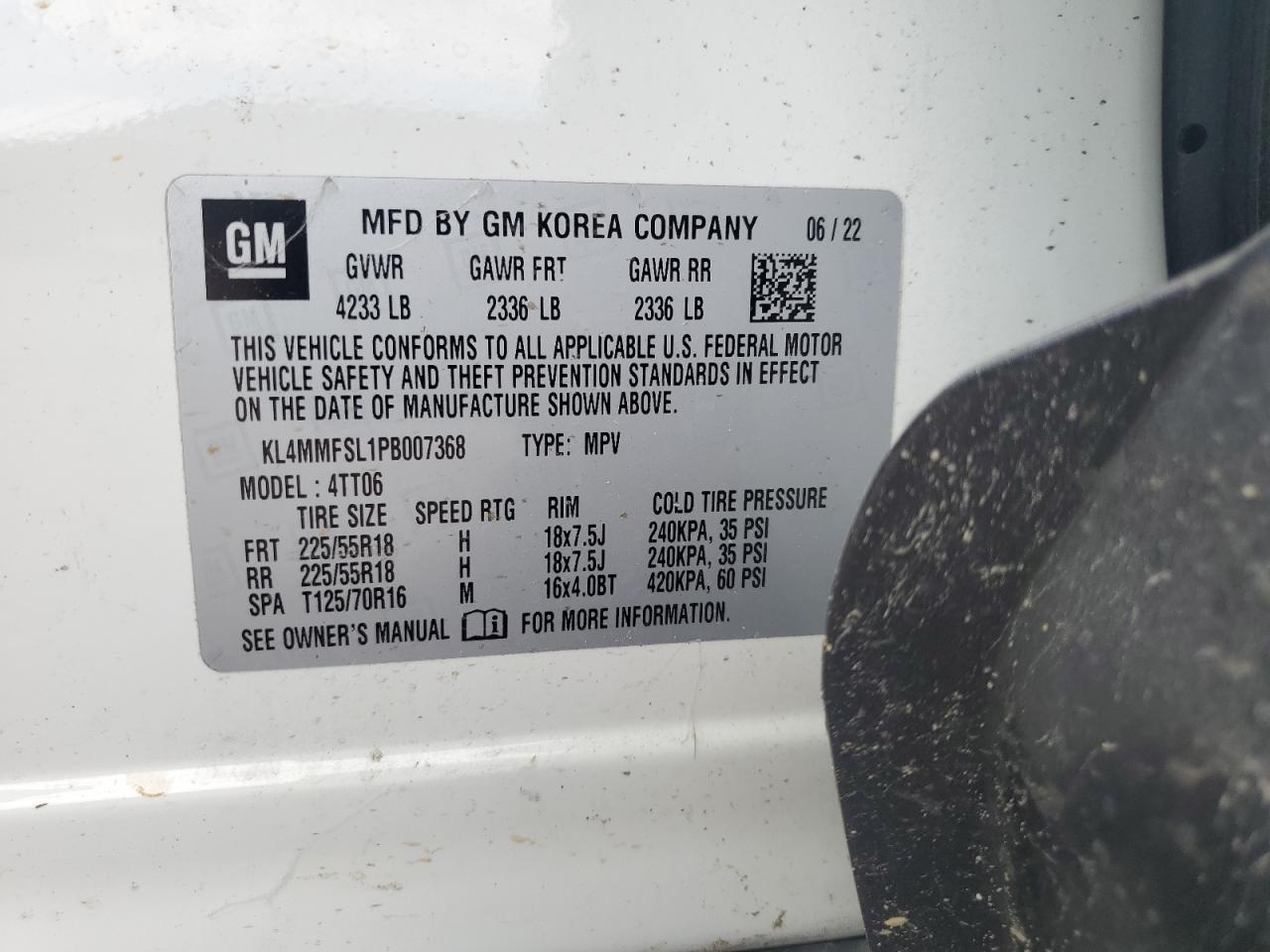 2023 Buick Encore Gx Essence VIN: KL4MMFSL1PB007368 Lot: 92098945