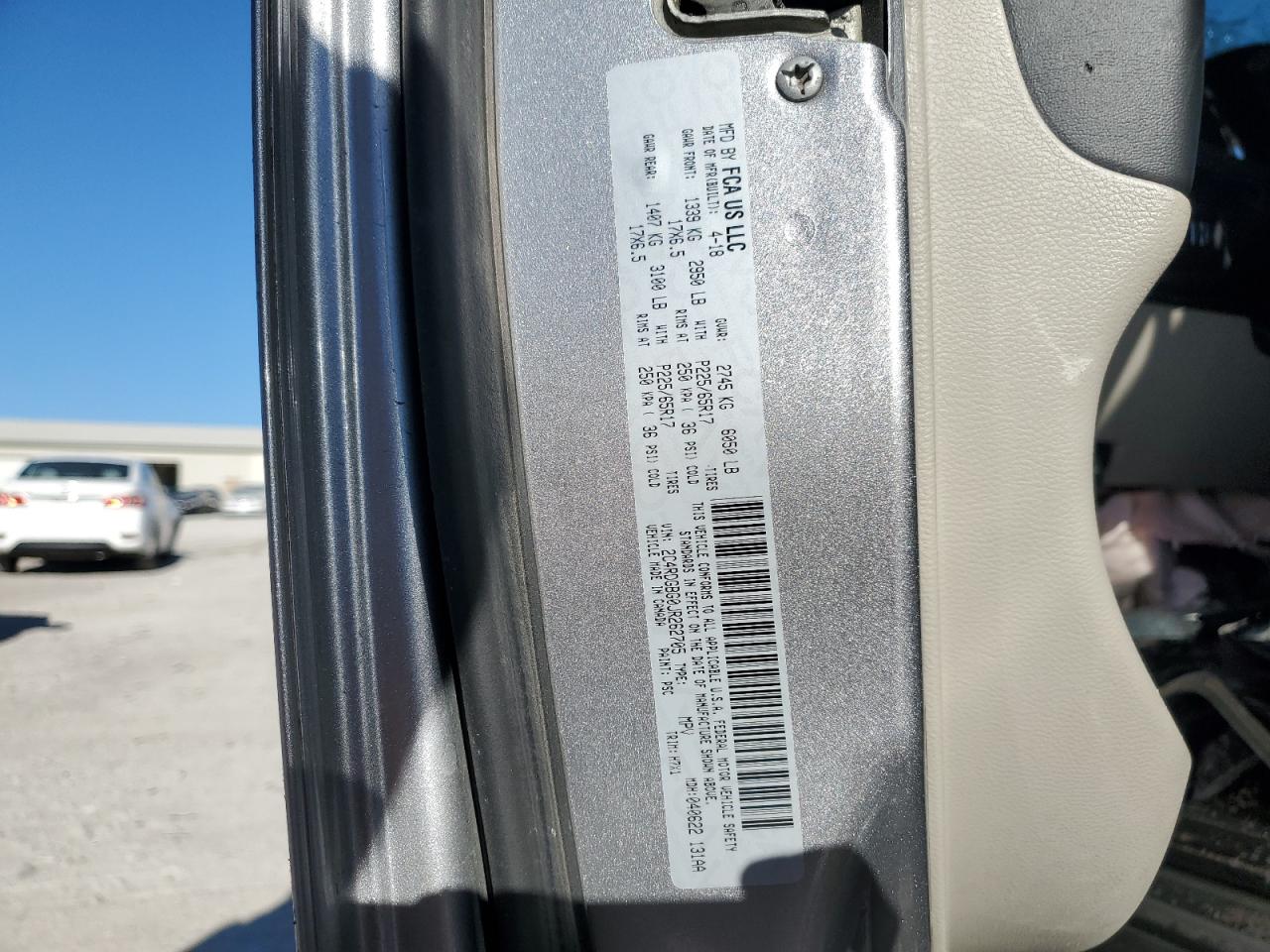 2018 Dodge Grand Caravan Se VIN: 2C4RDGBG0JR262705 Lot: 92409155