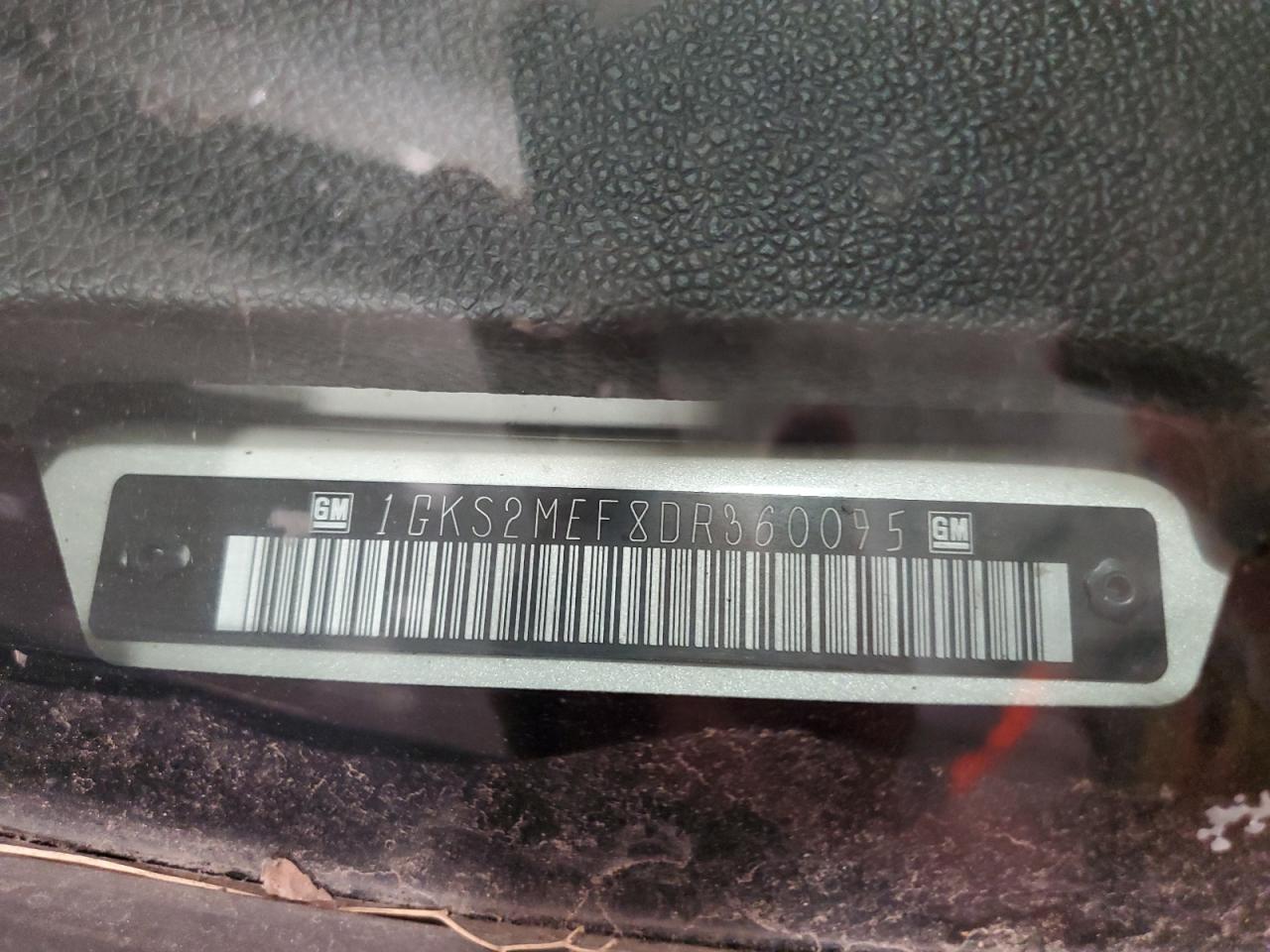 2013 GMC Yukon Xl Denali VIN: 1GKS2MEF8DR360095 Lot: 92421285