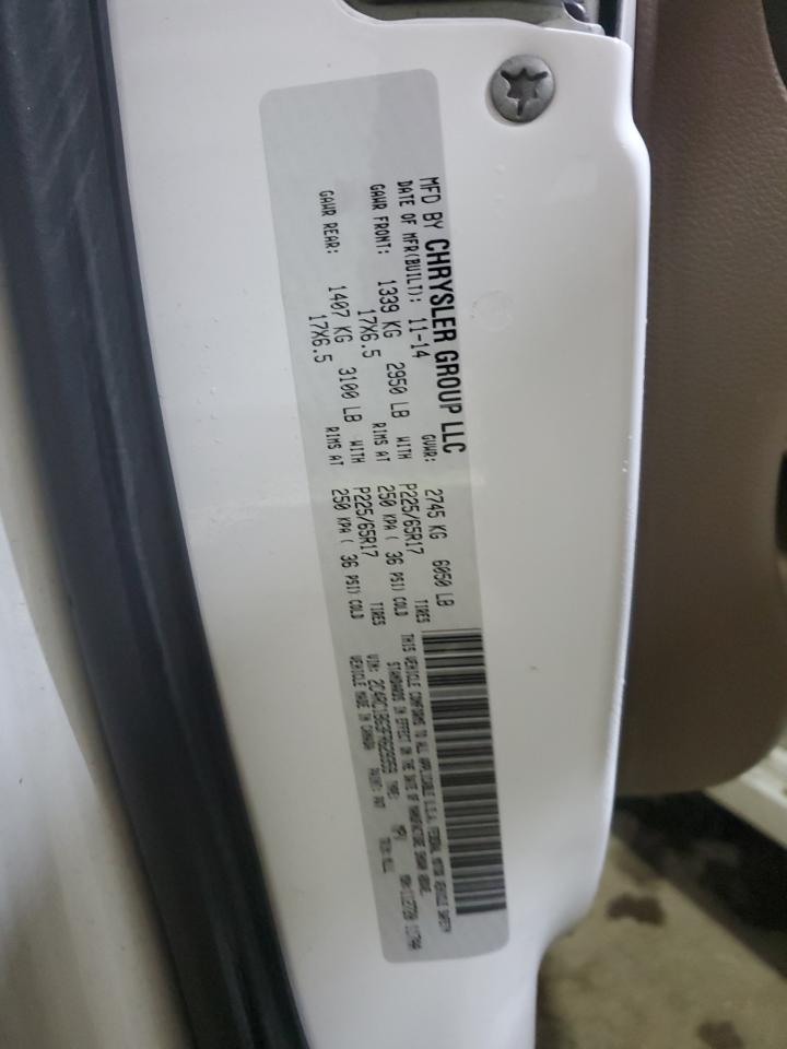 2015 Chrysler Town & Country Touring VIN: 2C4RC1BG3FR629359 Lot: 89647995