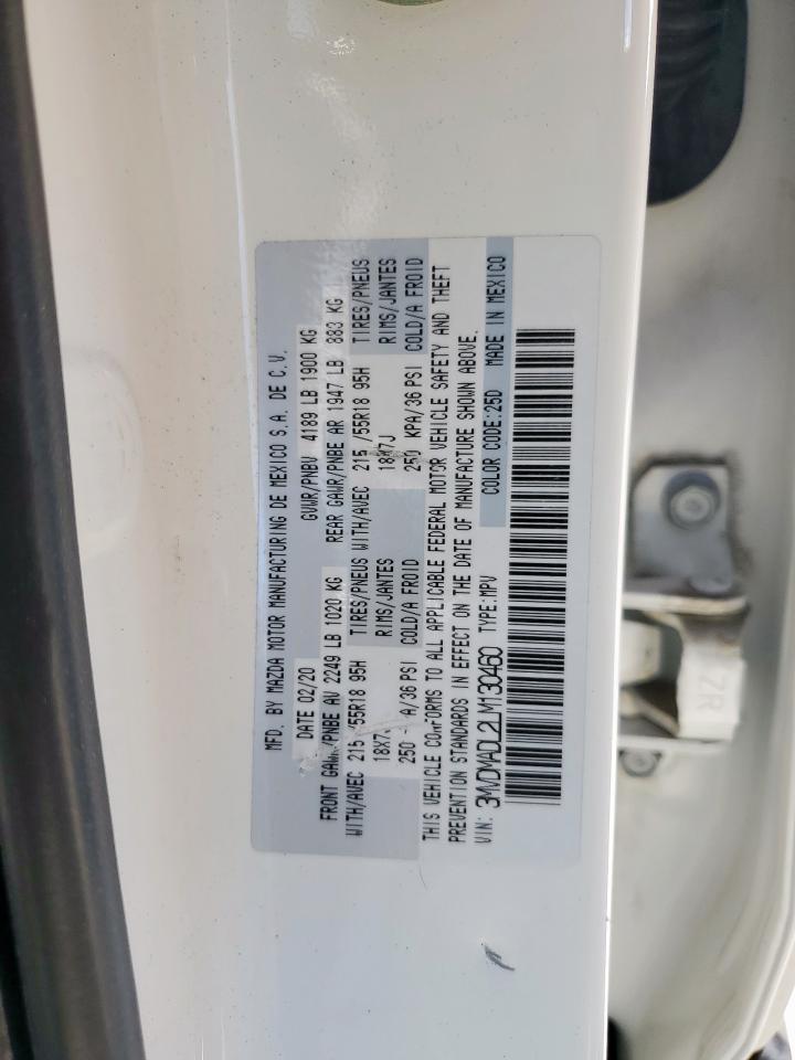 2020 Mazda Cx-30 Preferred VIN: 3MVDMADL2LM130460 Lot: 93143815