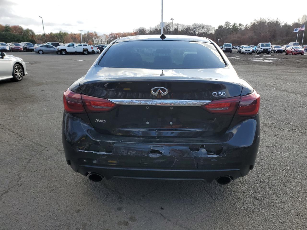 2019 Infiniti Q50 Luxe VIN: JN1EV7AR5KM557921 Lot: 92523315