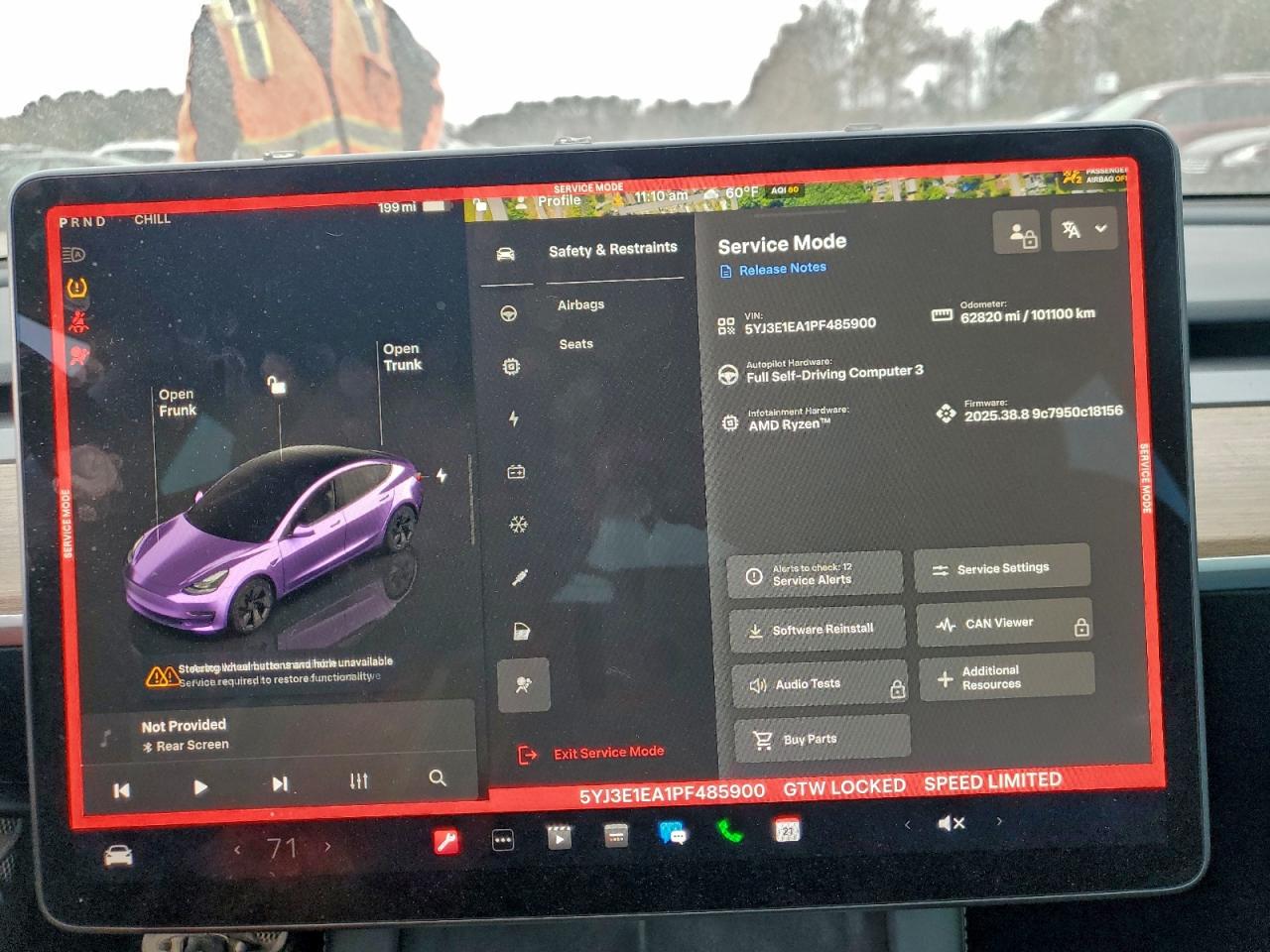 2023 Tesla Model 3 VIN: 5YJ3E1EA1PF485900 Lot: 93182735