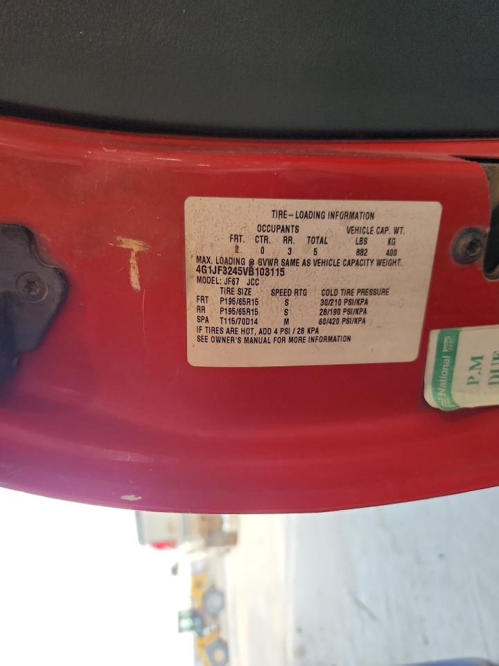 1997 Chevrolet Cavalier Ls VIN: 4G1JF3245VB103115 Lot: 92194445