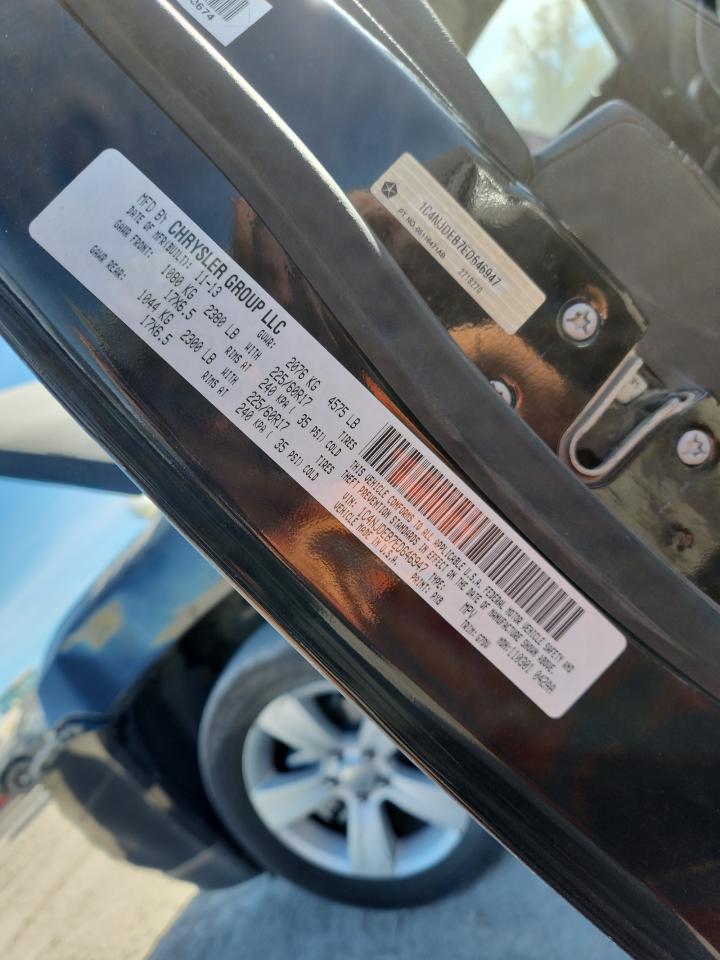 2014 Jeep Compass Latitude VIN: 1C4NJDEB7ED646947 Lot: 91978365