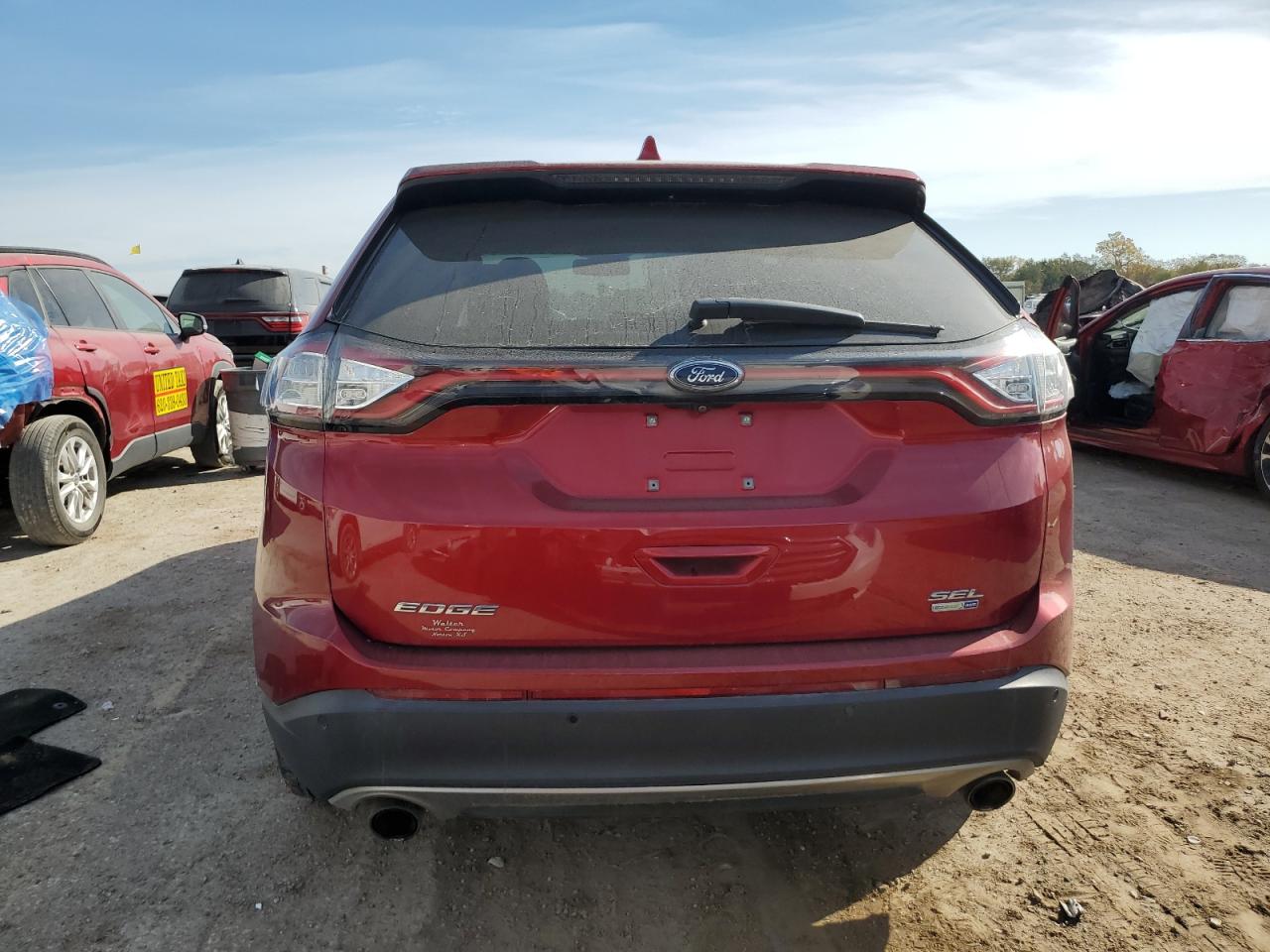 2018 Ford Edge Sel VIN: 2FMPK4J9XJBC26989 Lot: 91095135