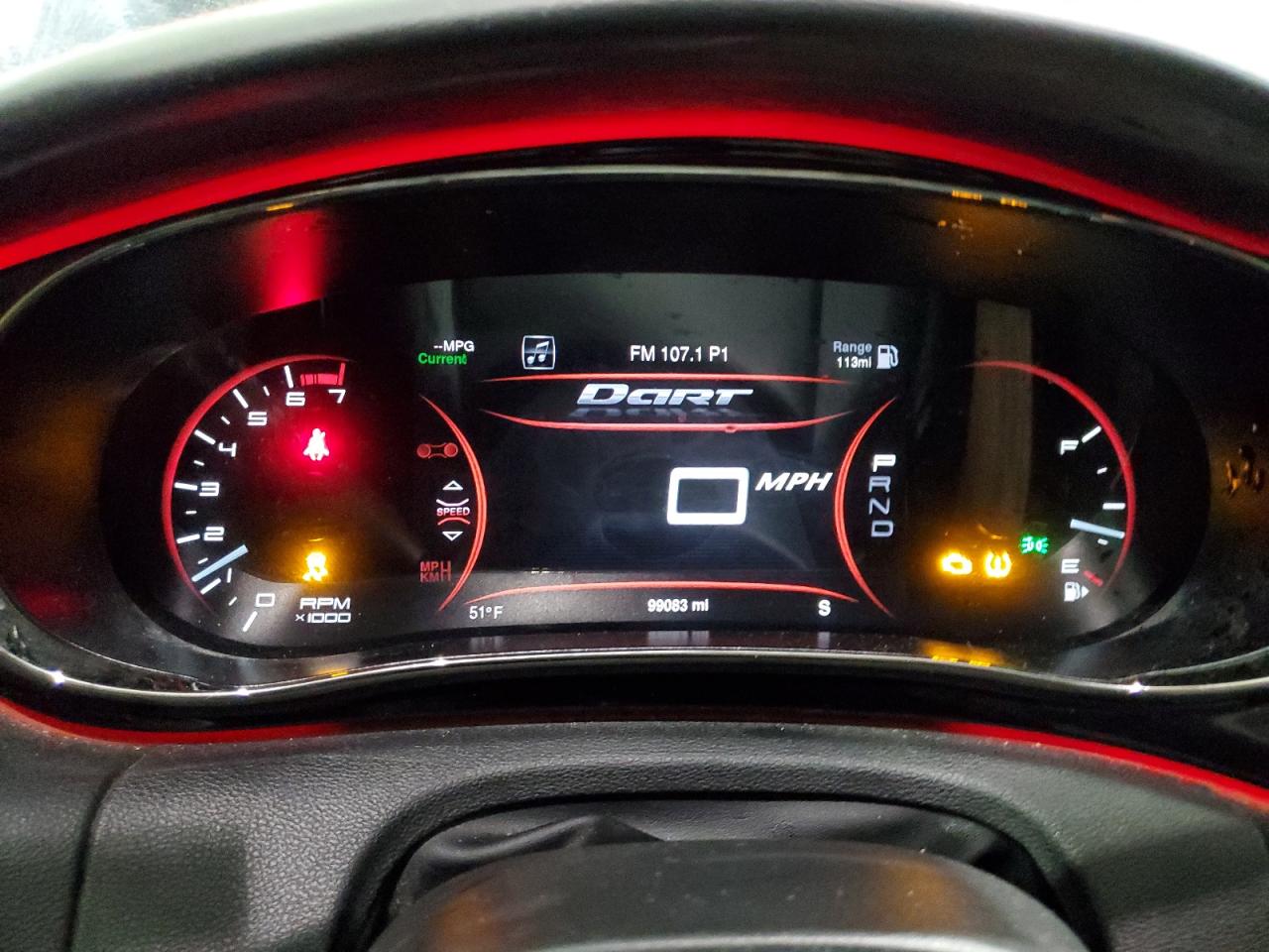 2015 Dodge Dart Gt VIN: 1C3CDFEB7FD122486 Lot: 91498475