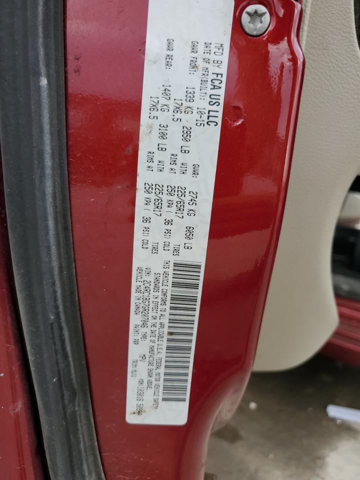 2016 Chrysler Town & Country Touring VIN: 2C4RC1BG7GR207046 Lot: 93520995