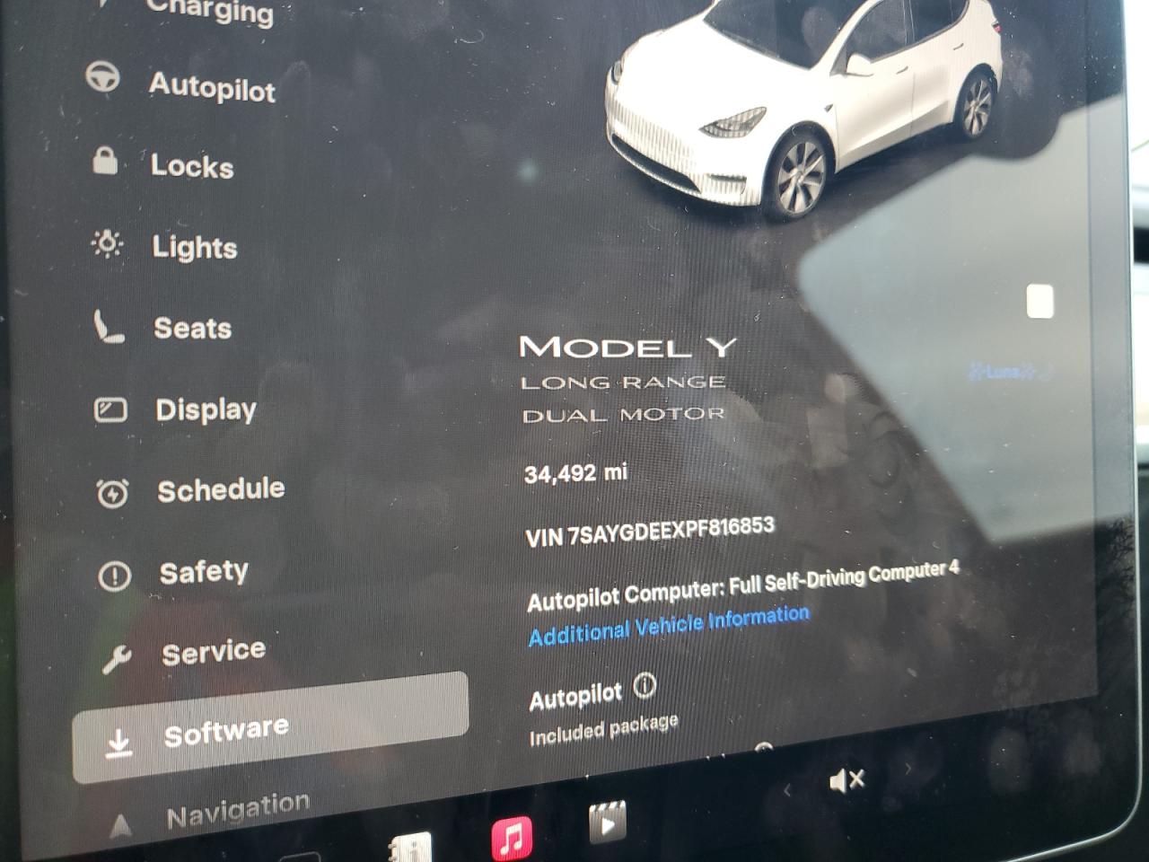 2023 Tesla Model Y VIN: 7SAYGDEEXPF816853 Lot: 92314785