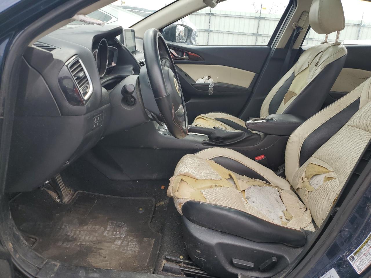 2014 Mazda 3 Grand Touring VIN: JM1BM1W35E1111794 Lot: 93147125