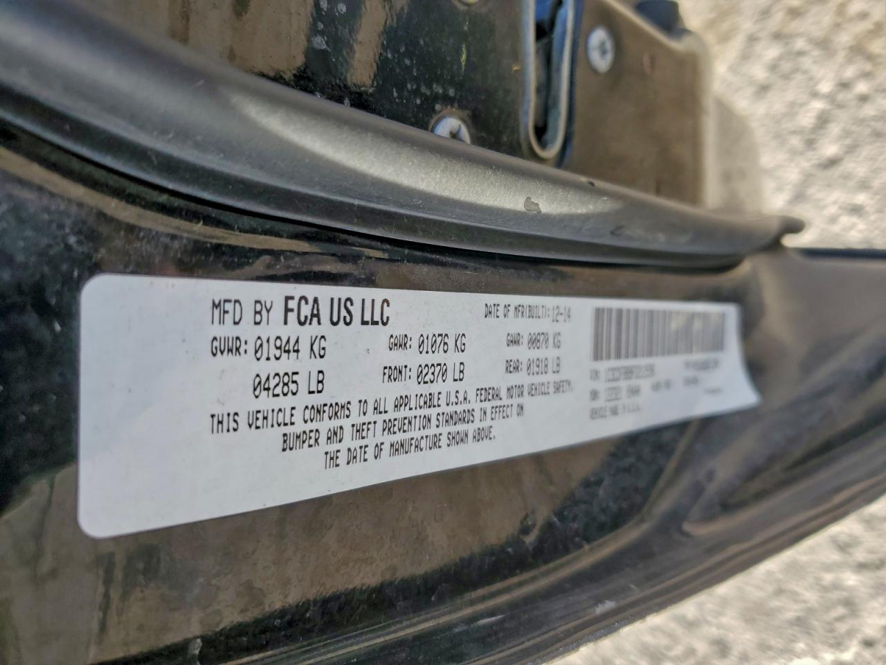 2015 Dodge Dart Sxt VIN: 1C3CDFBB9FD212596 Lot: 94246095