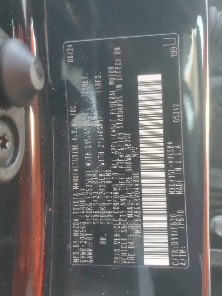 2024 Toyota Corolla Cross Se VIN: 7MUFBABG4RV044880 Lot: 92292865