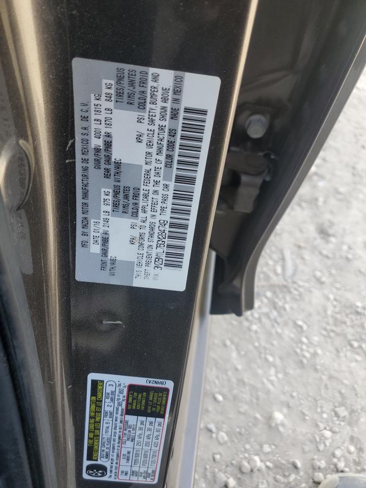 2016 Mazda 3 Touring VIN: 3MZBM1L76GM284749 Lot: 91574905