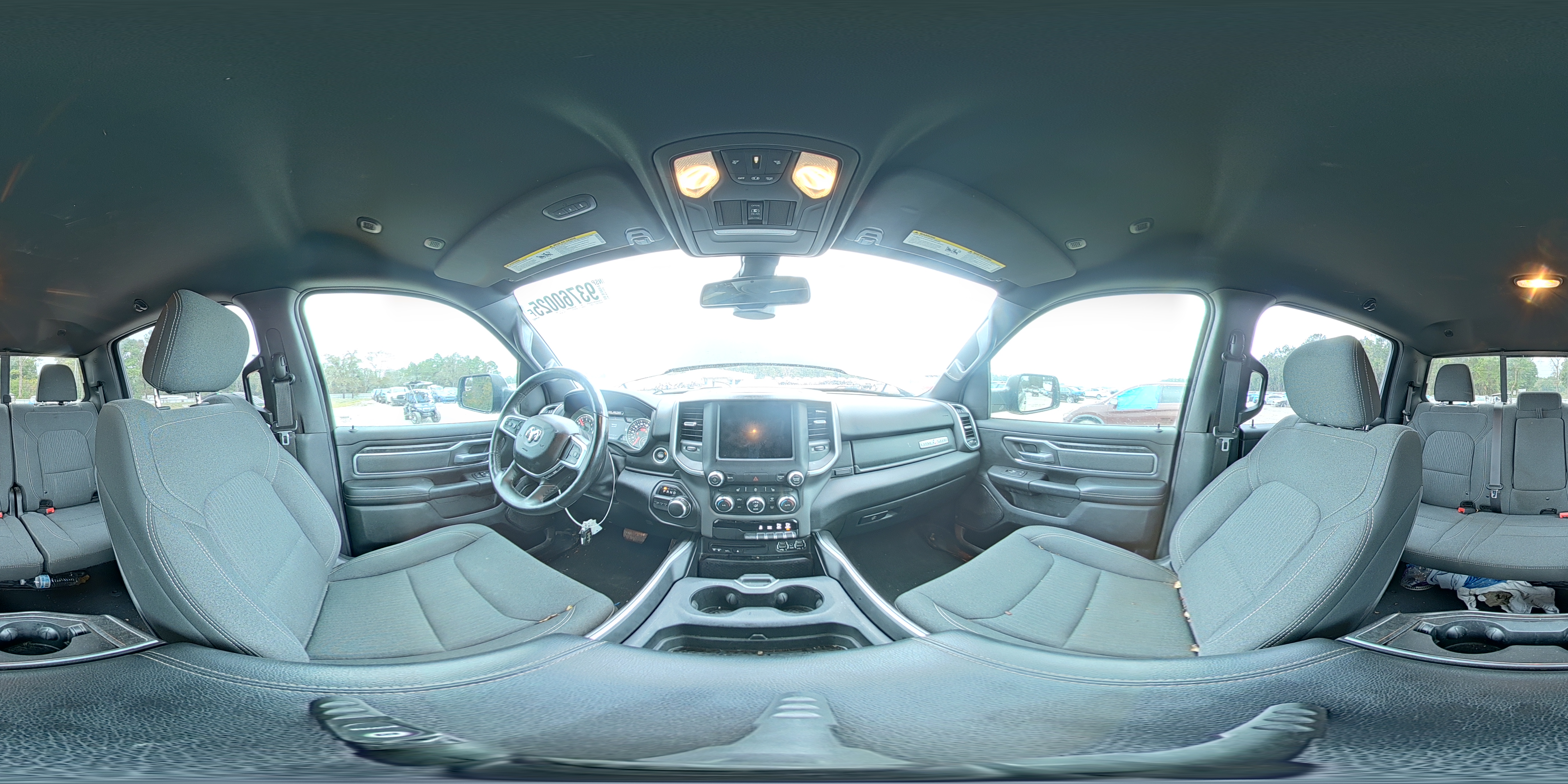 2019 Ram 1500 Big Horn/Lone Star VIN: 1C6RREFT5KN590284 Lot: 93760025