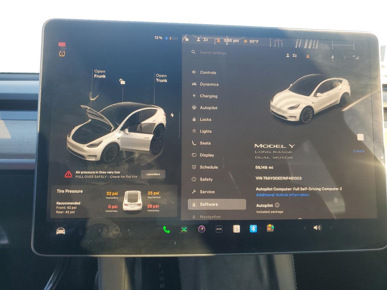 2022 Tesla Model Y VIN: 7SAYGDEE1NF481303 Lot: 91895945