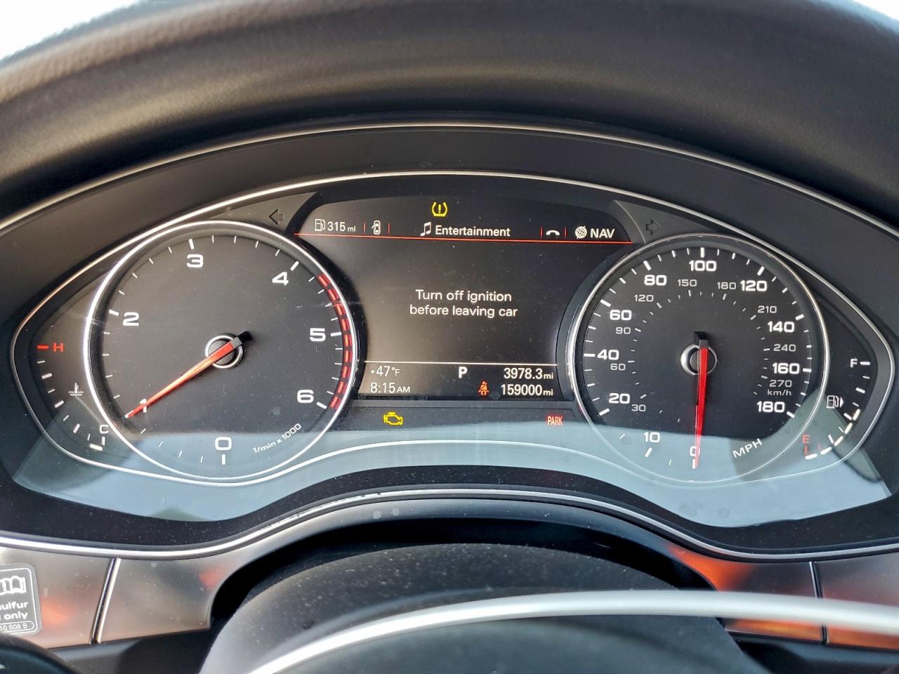 2014 Audi A7 Prestige VIN: WAU2MAFC6EN066970 Lot: 94194925