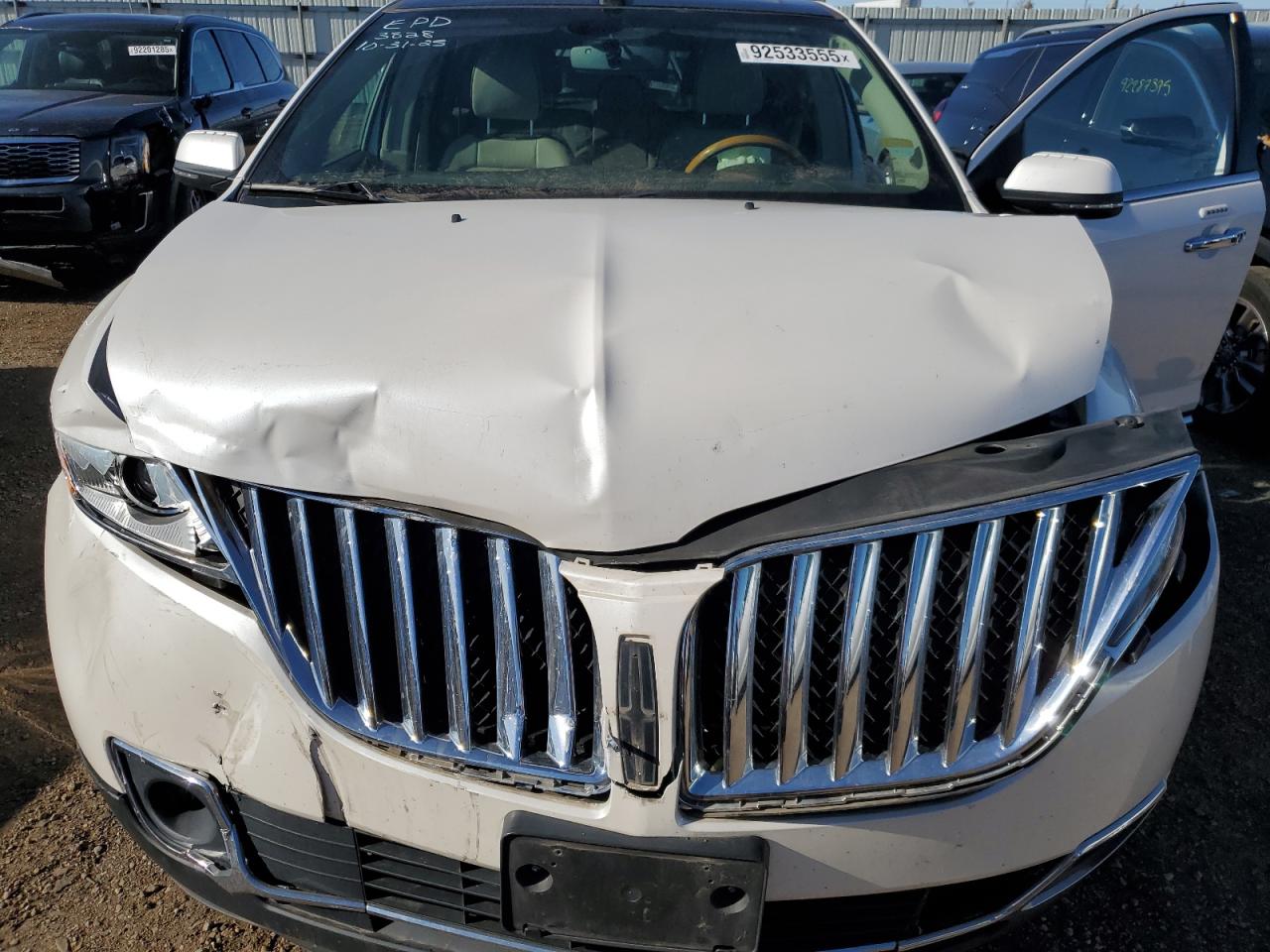 2013 Lincoln Mkx VIN: 2LMDJ8JK0DBL40699 Lot: 92533555