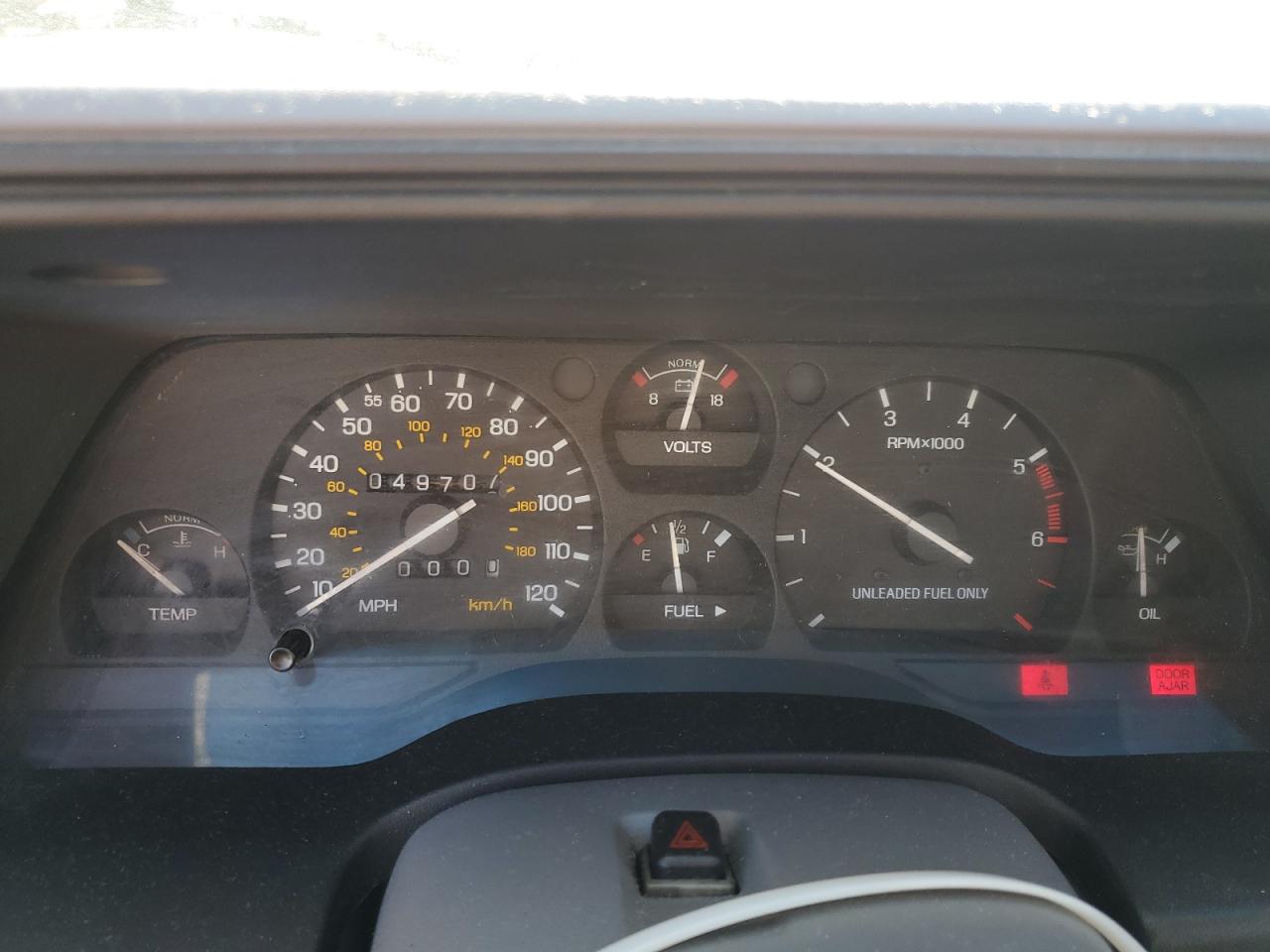 1993 Mercury Cougar Xr7 VIN: 1MEPM62T9PH654020 Lot: 91251385