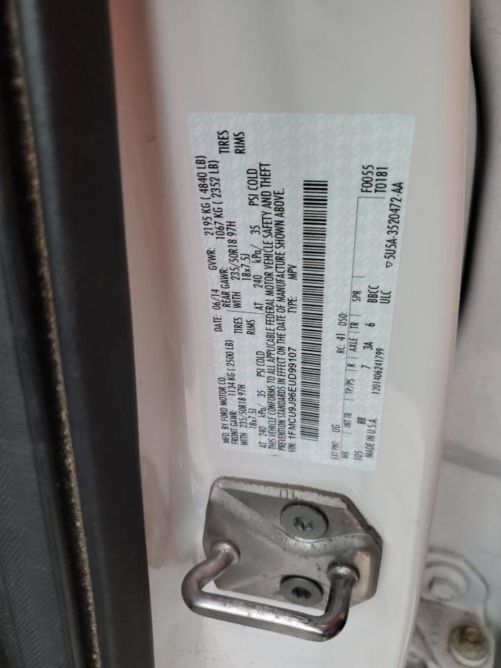 2014 Ford Escape Titanium VIN: 1FMCU9J96EUD99107 Lot: 90748095