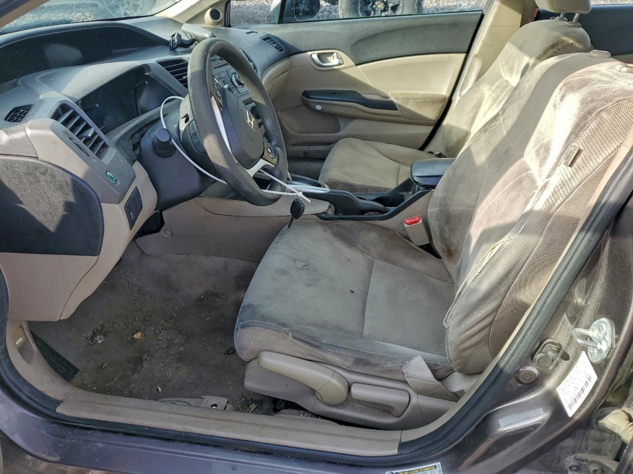 2012 Honda Civic Ex VIN: 19XFB2F8XCE003433 Lot: 93771295