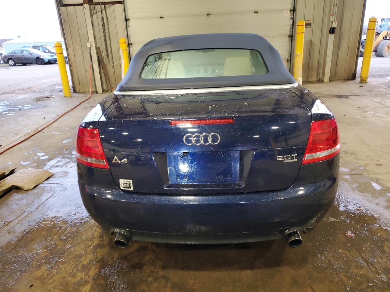 2007 Audi A4 2.0T Cabriolet Quattro VIN: WAUDF48H87K019330 Lot: 92718595