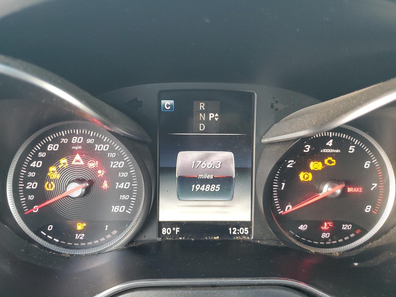 2017 Mercedes-Benz C 300 VIN: 55SWF4JB4HU225968 Lot: 91599035