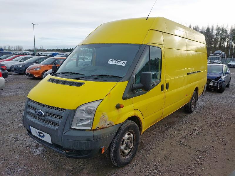 2012 FORD TRANSIT H/ROOF JUMBO VAN TDCI 100PS [SRW] EURO 5 for sale at Copart EAST KILBRIDE