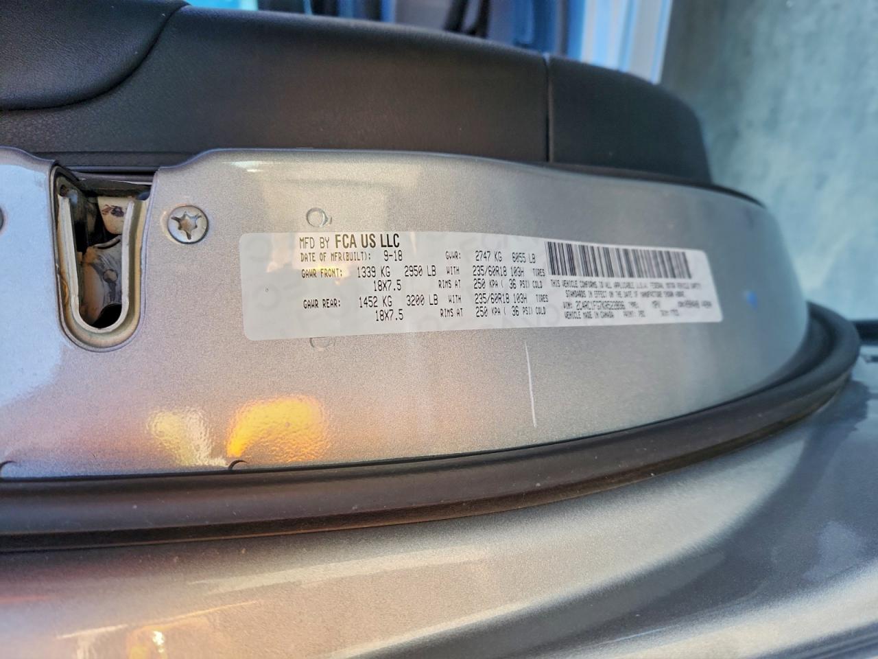 2019 Chrysler Pacifica Touring Plus VIN: 2C4RC1FG7KR522836 Lot: 94118055