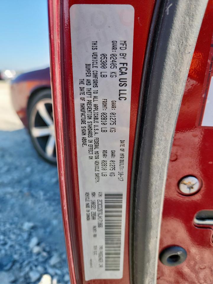 2018 Dodge Challenger R/T VIN: 2C3CDZBT6JH171866 Lot: 91920365