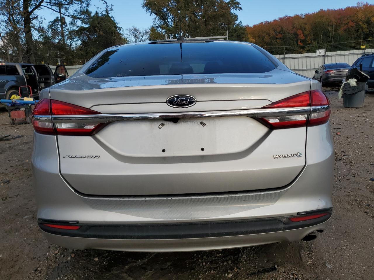 2018 Ford Fusion S Hybrid VIN: 3FA6P0UU0JR122447 Lot: 91210365