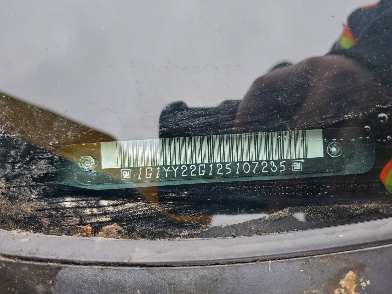 2002 Chevrolet Corvette VIN: 1G1YY22G125107235 Lot: 93044965