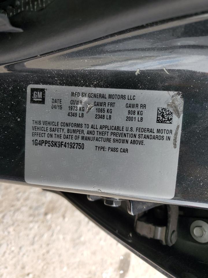 2015 Buick Verano VIN: 1G4PP5SK9F4192750 Lot: 93309755