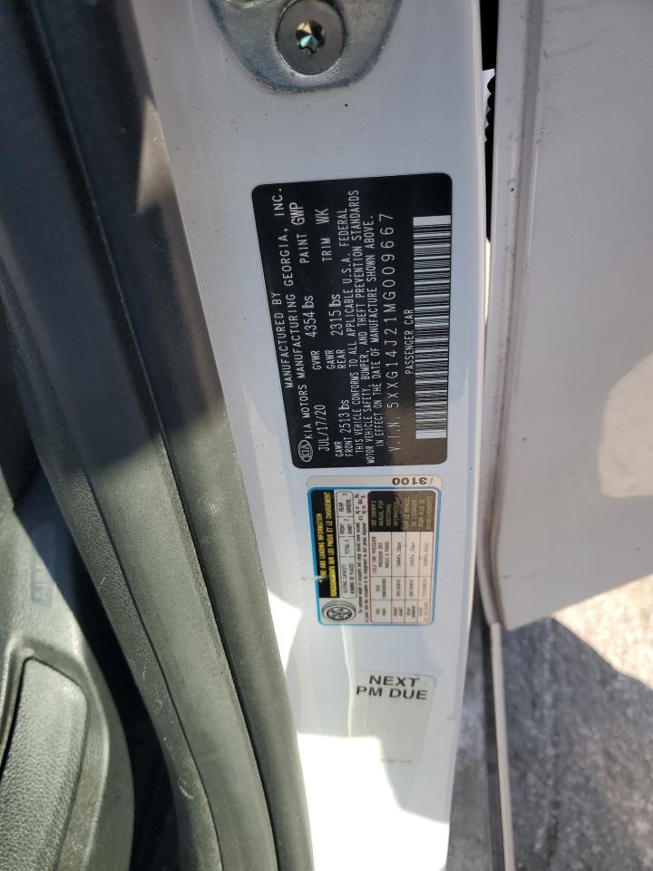 2021 Kia K5 Lxs VIN: 5XXG14J21MG009667 Lot: 91671725