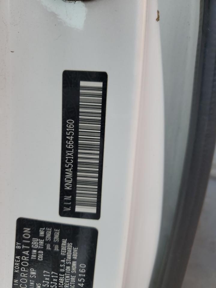 2020 Kia Sedona L VIN: KNDMA5C1XL6645160 Lot: 91131285