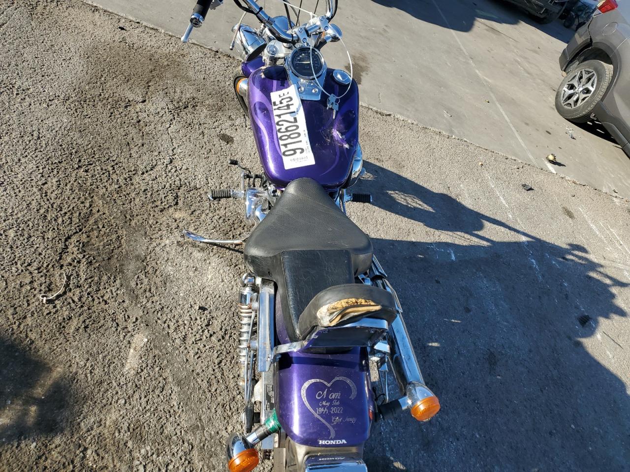 2003 Honda Vt750 Dcb VIN: JH2RC44533M703026 Lot: 91862145