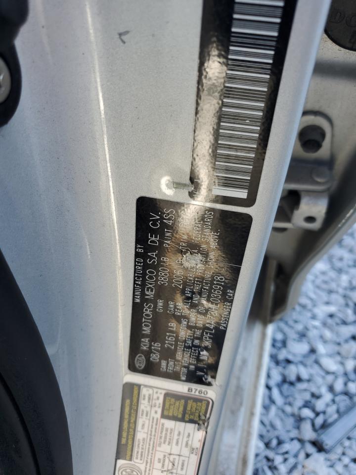 2017 Kia Forte Lx VIN: 3KPFL4A73HE036918 Lot: 91496625